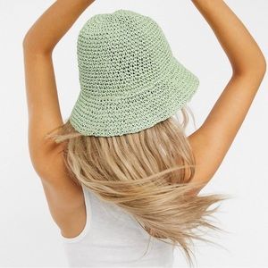 ASOS crochet bucket hat